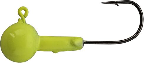 Crappie Magnet Double Cross 25 Packs Jig Heads, Chartreuse , 1/8 ounce in Kuwait