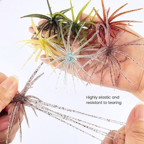 Urchin Bait for Bass Fishing Soft Plastic baits with Lure Box in Kuwait