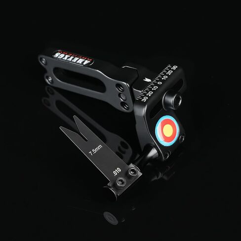 Adjustable Spring Steel Arrow Rest for Compound Bows - Aluminum Black Arrow Rest with Interchangeable Blades - Precision Hunting & Target Shooting Accessory Right Handed in Saudi Arabia