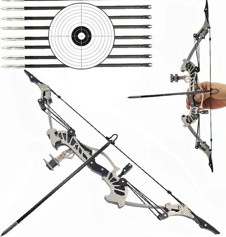 5.9"-16.4" Archery Compound Bow and Arrow Set RH/LH Hunting Bow in Saudi Arabia