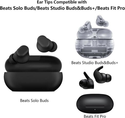 6 Pairs Replacement Ear Tips for Beats Solo Buds/Fit Pro/Studio Buds(S/M/L) in Saudi Arabia