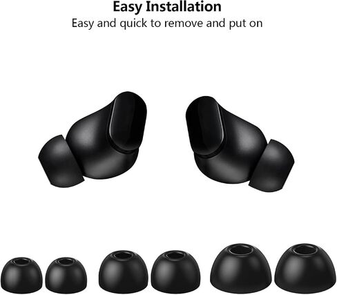 6 Pairs Replacement Ear Tips for Beats Solo Buds/Fit Pro/Studio Buds(S/M/L) in Saudi Arabia