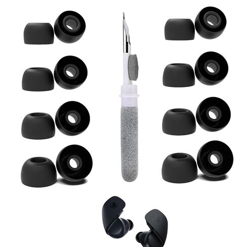 Vykyntow 8 Pairs Replacement Ear Tips Compatible with PlayStation PULSE Explore, with 3 in 1 Cleaner Kit, Silicone Ear Tips (XS/S/M/L) in Saudi Arabia