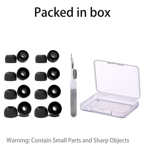 Vykyntow 8 Pairs Replacement Ear Tips Compatible with PlayStation PULSE Explore, with 3 in 1 Cleaner Kit, Silicone Ear Tips (XS/S/M/L) in Saudi Arabia