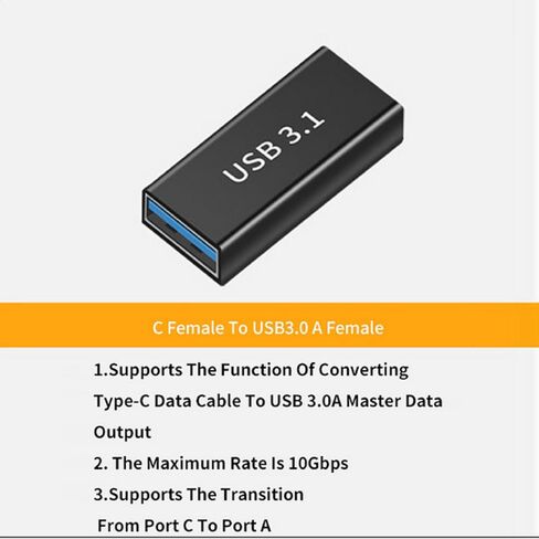 محول USB C أنثى إلى USB 3.1 ذكر محول عالي السرعة بسرعة 10 جيجابت في الثانية in Kuwait