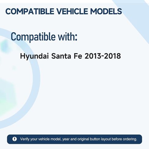 Smart Key Fob Remote for Hyundai Santa Fe 2013 2014 2015 2016 2017 2018 Car Keyless Entry SY5DMFNA04 95440-4Z200 315MHz 46 in Kuwait
