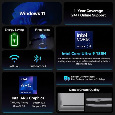 GEEKOM GeekBook X16 Pro Laptop, 16" 2.5K IPS, 2.8 lb Ultra-Light Notebook in Saudi Arabia