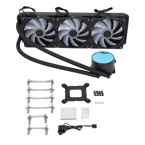360mm AIO CPU Liquid Cooler, PWM Control CPU Water Cooler with RGB Light, CPU Radiator Fan for LGA 1700/1200/2066/2011-3/2011/1156/1155/1151/1150, AM5/AM4/AM3+ AM2+ FM2+ FM2 in Saudi Arabia