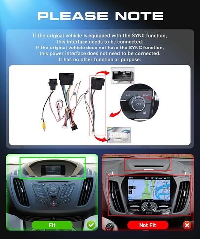 8 Core 6G+128G Android Car Stereo for Ford Escape 2013-2019 with Wireless CarPlay Android Auto, 9" Touchscreen Car Radio Mirror Link GPS WiFi Bluetooth FM RDS DSP EQ SWC Backup Camera in Kuwait