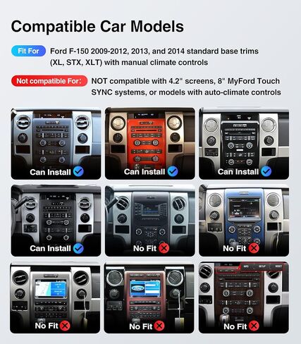4G+64G Car Radio Stereo for Ford F150 2009-2012,2013 2014 STX XL in Saudi Arabia