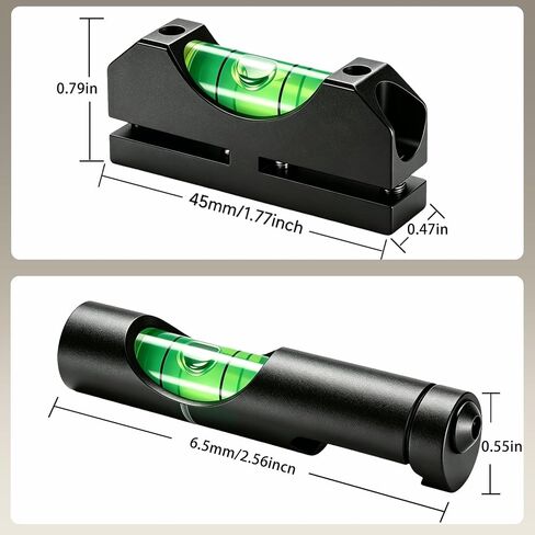 Scope Level Scope Leveling Kit High Precision Magnetic Scope Bubble Level Tool Black in Kuwait
