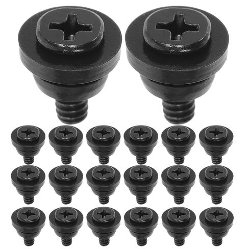 NUOBESTY Anti Vibration Hard Drive Screws Shock Proof Flat Head Computer Screws 50pcs with Extended Vibration Damper Design, Iron Material for 3.5 Inch HDD for Desktop Computer PC HDD in Saudi Arabia