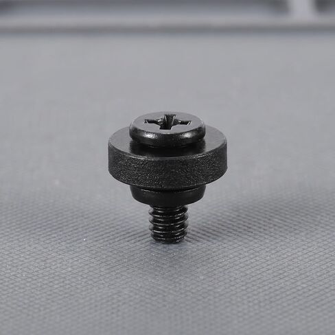 NUOBESTY Anti Vibration Hard Drive Screws Shock Proof Flat Head Computer Screws 50pcs with Extended Vibration Damper Design, Iron Material for 3.5 Inch HDD for Desktop Computer PC HDD in Saudi Arabia