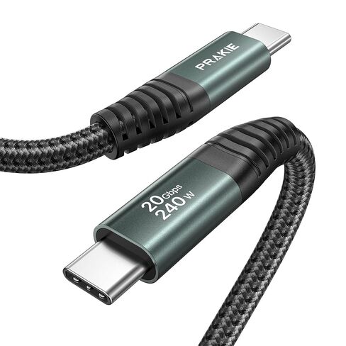 USB C Data Cable 20Gbps, 240W USB C Cable 1FT/0.3M, USB C 3.2 Gen 2x2 Cable in Saudi Arabia