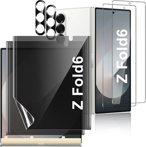6PCS Privacy Screen Protector for Samsung Galaxy Z Fold 6 in Saudi Arabia