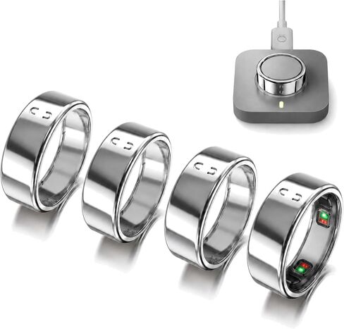 3 Pack TPU Cover for Oura Ring 5 Protector (Gold, Size 8) in Saudi Arabia