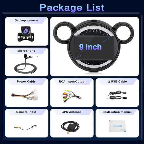 Car Radio for Mini Cooper Countryman R60 2011 2012 2013 2014 2015 2016 in Kuwait