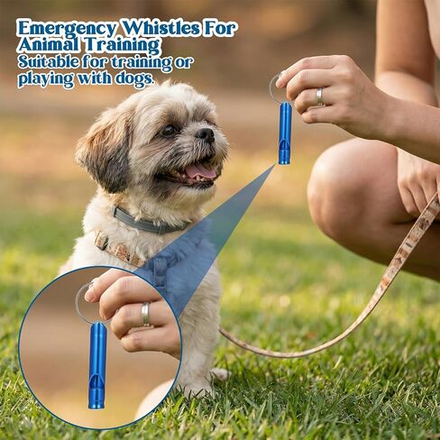 120 Pieces Aluminum Emergency Whistle, Kids Safety Whistle With Keychain, Whistles For Adults Emergency, 6 Colors Hiking Whistle Survival Whistle, For Camping, Hiking, Boating, Hunting, Fishing in Kuwait