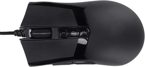 Gaming Wired Mouse with 10000 DPI Adjustable Accuracy, Ergonomic Design, RGB Lighting, and Flexible Buttons for Office and Home Use in Saudi Arabia