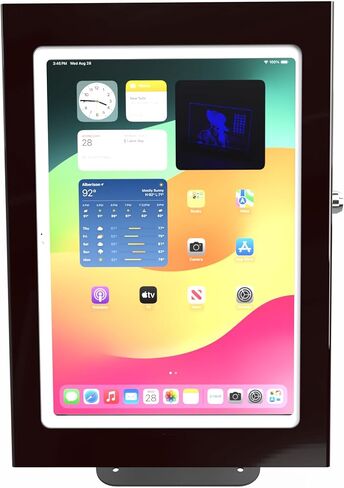 Anti-Theft 360 Rotate 180 Swivel Metal Desktop Stand for Apple tablet (Black, iPad 10 10.9, 11 A16) in Kuwait