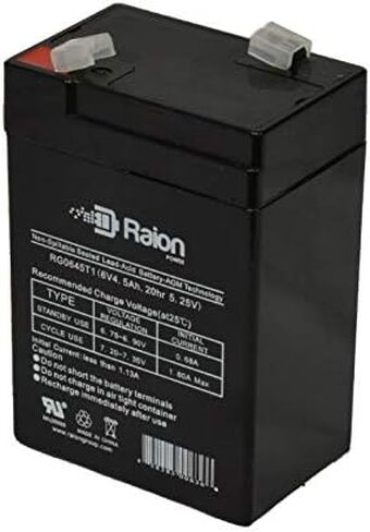 Raion Power RG0645T1 6V 4.5Ah Replacement SLA Emergency Light Battery for Astralite 20-0008 - 8 Pack in Kuwait