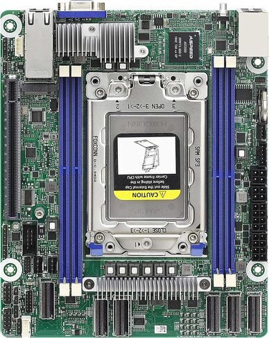 AsRock Rack ROMED4ID-2T Proprietary(Deep Mini-ITX) Server Motherboard AMD SP3 (LGA4094) EPYC 7002 Series in Kuwait