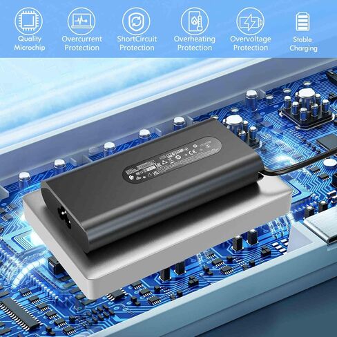 Slim 240W 19.5V 12.31A Adapter Charger for Dell Precision 7670 7680 7770 7780, Precision 7730 7720 7520 Alienware 17 R5, Alienware 15 R4, LA240PM200, HA240PM200, DA240PM200, 0YR68, 4GC66, G5K8G, R4P0K in Kuwait