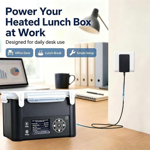 12V Replacement Charger for the LunchEAZE Pro Electric Insulated Lunch Box in Saudi Arabia
