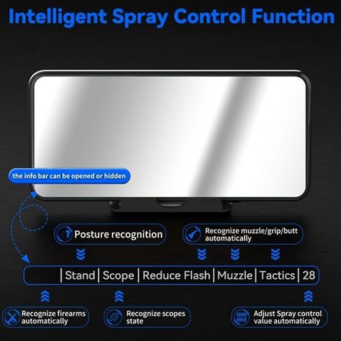 Keyboard and Mouse Adapter, High Performance, Shortcut Key Mapping, Plug and Play, for 1 2, ABS Material in Kuwait