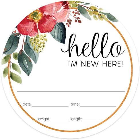 Welcome to The World Newborn Sign/Baby Photo Prop Board / 10" x 12" Black with White Print and Round Corners Rectangle Sign/New Parents Announcement in Kuwait