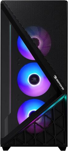 iBUYPOWER Slate Gaming PC Desktop Computer Intel Core Ultra 7 265F CPU, NVIDIA GeForce RTX 5060Ti 8GB GPU, 16GB DDR5 5200MHz RAM, 1TB NVMe SSD, Windows 11 Home, Gamer Keyboard and Mouse - SBI7N56T06 in Saudi Arabia
