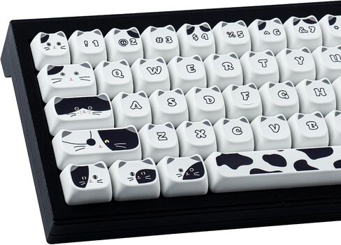 PBT Keycaps 142 Keys Purple Dream Bunny Cute Keycap in Kuwait