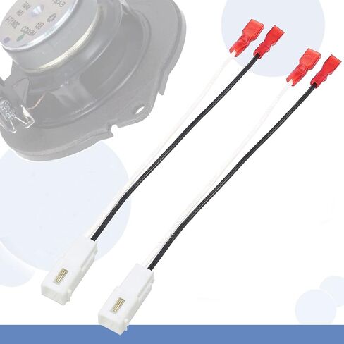 2 Pack Front Dash Tweeters Speaker Wiring Harness Adapter for Dodge Ram in Kuwait