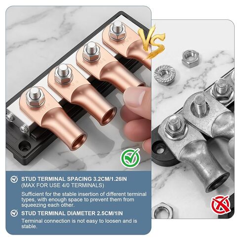600A 48V DC Heavy Duty Bus Bar Power Distribution Terminal Block in Saudi Arabia