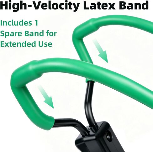 Adult Wrist Slingshot Set, Sturdy Metal Frame with Extra Rubber Bands & Steel/Clay Ammo, Foldable Wrist Support, Portable for Outdoor Target Practice & Recreational Shooting in Saudi Arabia