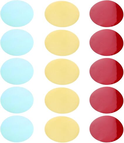 25pcs Round PET Color Light Filter Sheets for LED Spotlights Xmas Halloween in Saudi Arabia