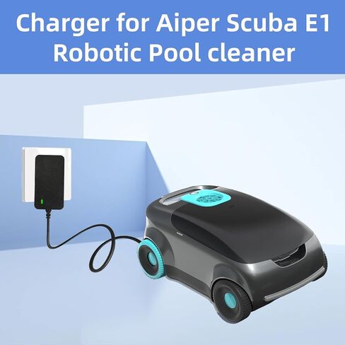 16.8V Power Charger for Aiper Scuba S1 Cordless Robotic Pool Cleaner Compatible with Aiper Scuba S1 E1 14.4V Cordless Robotic Pool Vacuum Cleaner Power Adapter Cord in Saudi Arabia