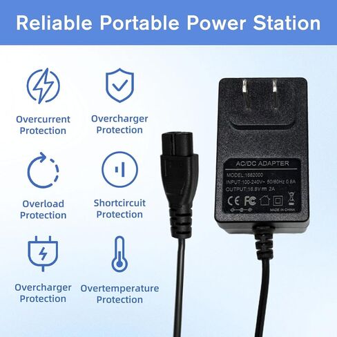 16.8V Power Charger for Aiper Scuba S1 Cordless Robotic Pool Cleaner Compatible with Aiper Scuba S1 E1 14.4V Cordless Robotic Pool Vacuum Cleaner Power Adapter Cord in Saudi Arabia