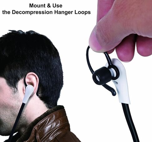 SIMOLIO Digital 2.4G Dual Wireless TV Headsets with Spare Battery, Eartips and Additional Ear Hooks, TV Hearing Device for Hard of Hearing in Kuwait