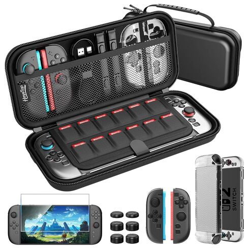 HEYSTOP Switch 2 Case for Nintendo, Protective Carrying Set with PC Cover in Kuwait
