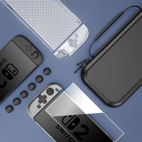 HEYSTOP Switch 2 Case for Nintendo, Protective Carrying Set with PC Cover in Kuwait