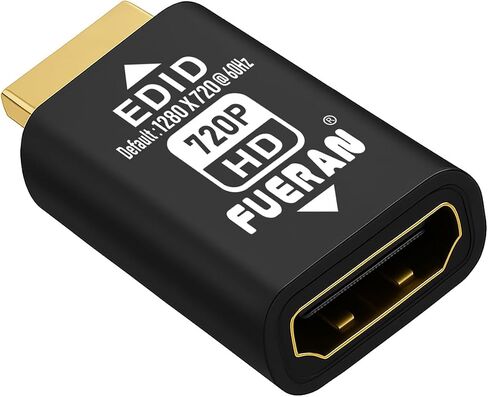 محول محاكي HDMI edid، محاكي 1280X720@60 هرتز، تمرير موثوق به لمقسمات الفيديو، والموسعات، وأجهزة استقبال AV - التوصيل والتشغيل، 720@60 هرتز (عبوة واحدة) in Kuwait