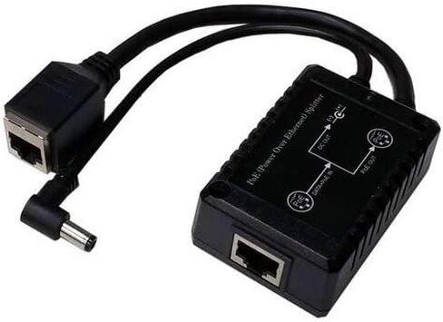 POE-MSPLT-4824P-F - PoE Splitter/Converter, 48V Passive or 802.3at Input, 24VDC and 48V Passive PoE Output, Female RJ45, 15W in Saudi Arabia