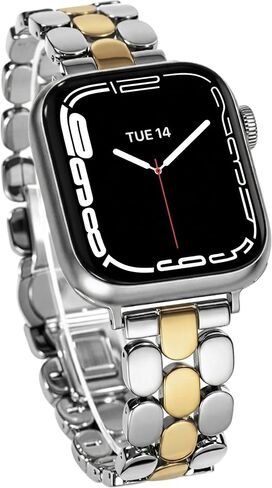 JR.DM Gold Bands Compatible with Apple Watch 38mm 40mm 41mm 42mm(S10/11) for Women Dressy Designer Metal Honeycomb Luxury Elegant Strap Replacement for iWatch Series 11/10/9/8/7/SE/6/5/4/3/2/1 in Saudi Arabia