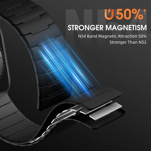 Easuny Sport Magnetic Band Compatible with Apple Watch Ultra 3/2/Ultra Band for Men 49mm 46mm 45mm 44mm 42mm, Silicone Waterproof Loop Strap for iWatch Series 11 10 SE 9 8 7 6 5 4 3 2 1 in Kuwait