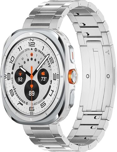 LDFAS for Galaxy Watch Ultra 2 Bands 2026, Titanium Metal Watch Band with Hidden Buckle Classic Style Compatible for Samsung Galaxy Watch Ultra 47mm Band in Saudi Arabia