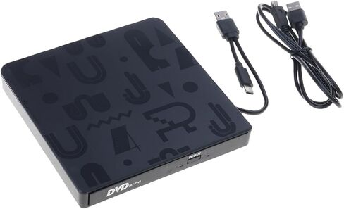 Slimly External Cds Drive DVDs Burners Writer Multifunction USB3.0 Type C Hubs for PC Laptop Data Backups Installation Portable DVDs Burners for Laptop in Kuwait