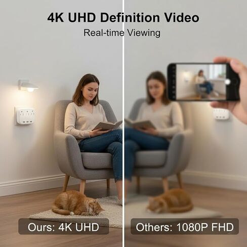 ULar Outlet Camera 4K WiFi Camera +16GB Card+Card Reader in Saudi Arabia