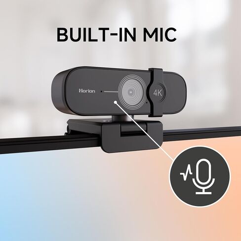 HORION 4K Webcam for PC, 110° Wide-Angle for Streaming and Meetings in Saudi Arabia