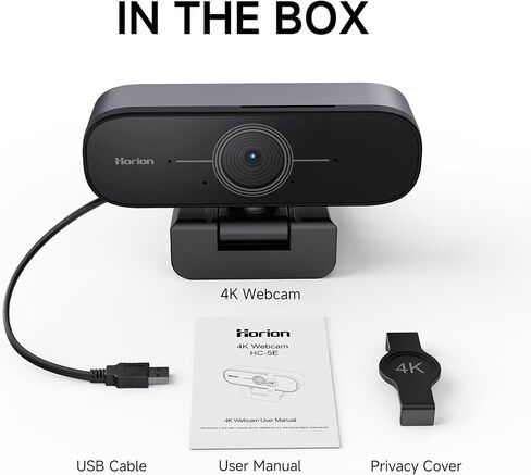 HORION 4K Webcam for PC, 110° Wide-Angle for Streaming and Meetings in Saudi Arabia